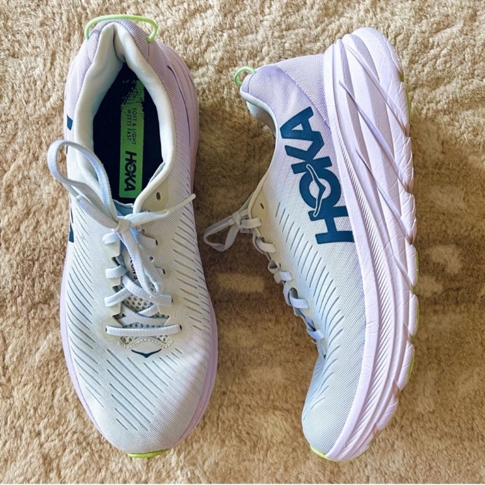 Hoka Rincon 3 Sneaker Plein Air/ Orchird Hush Pastels Blue, Purple Size 9 1/2